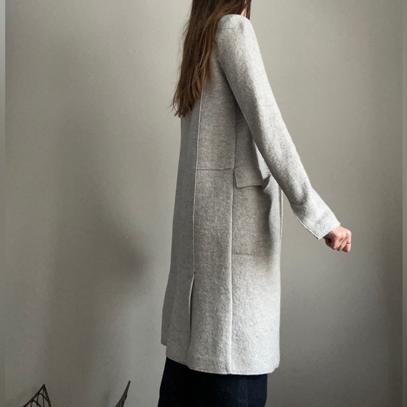 Zara Grey Coat - Picture 3 of 3